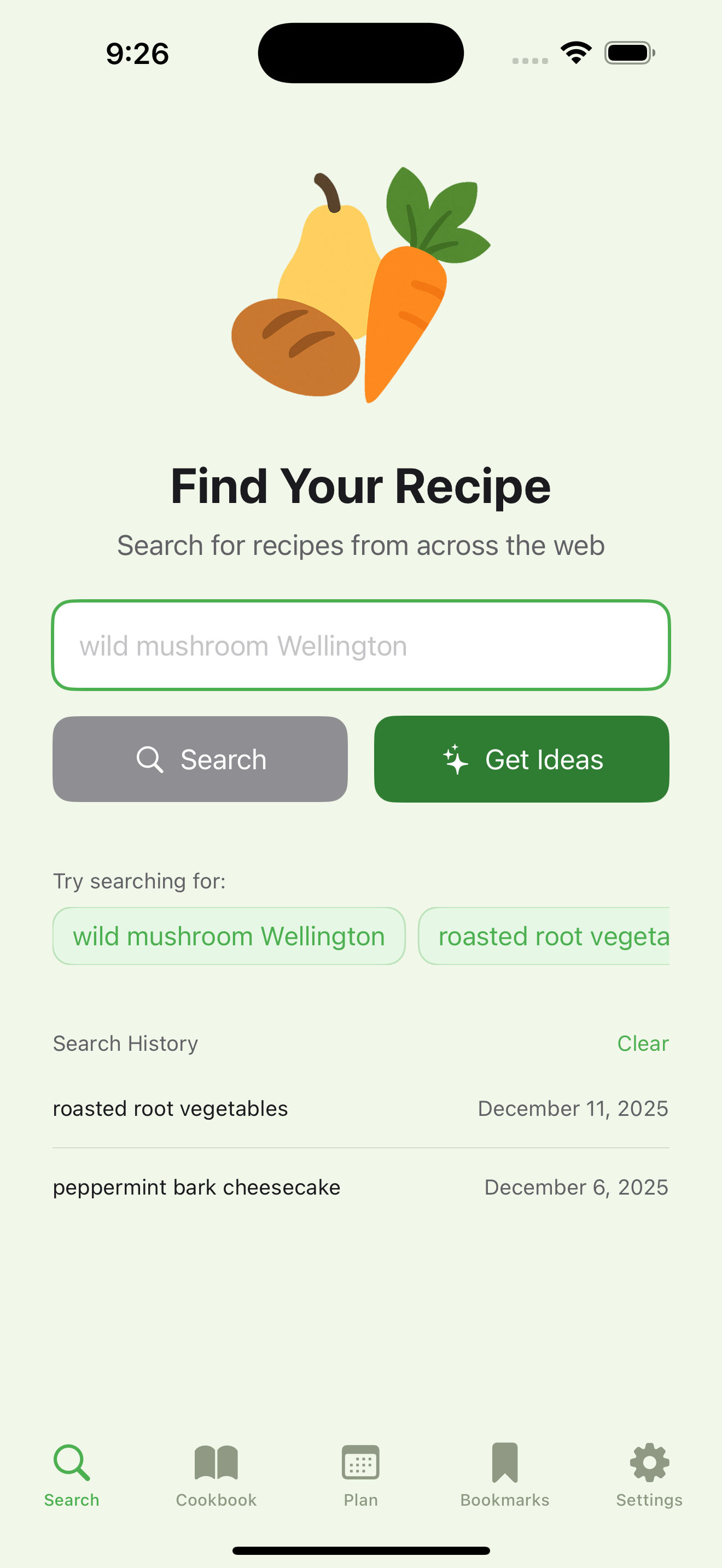 RecipeAdapt App Screenshot